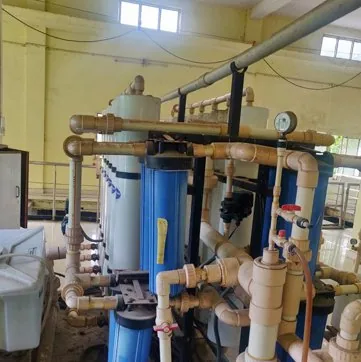 Ultrafiltration plants: UF skid with cartridge filtration